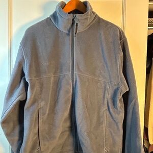 Mens Columbia Full Zippered Fleece | Grey | Medium| Outdoor workout